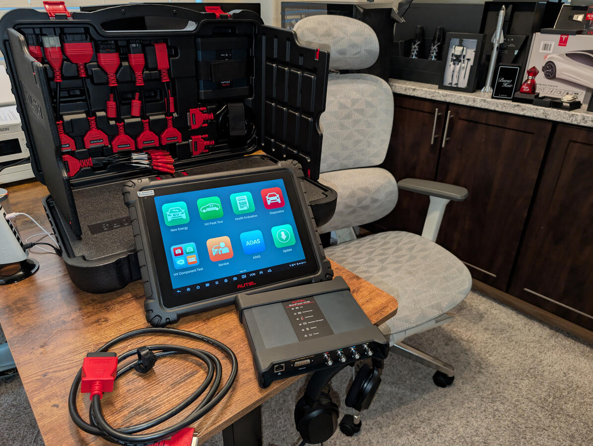 Our Autel Maxisys Ultra EV Scanner